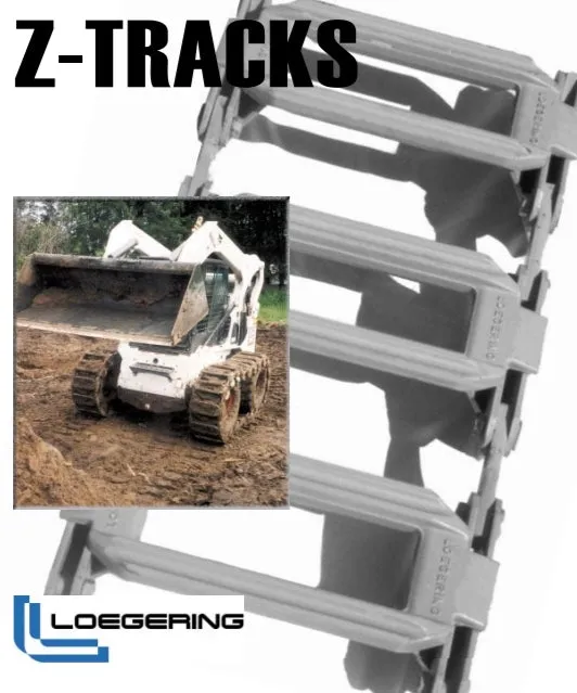 12.5Z8S46 Loegering Z Series Over The Tire (OTT) Steel Tracks, 12-16.5 Tires