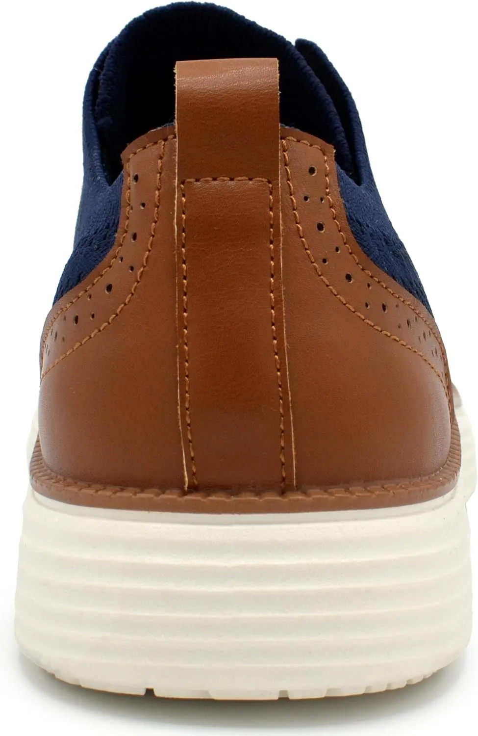 AKADEMIKS Mens Olney Wingtip Knit Oxford, Sleek Breathable Dress Shoes