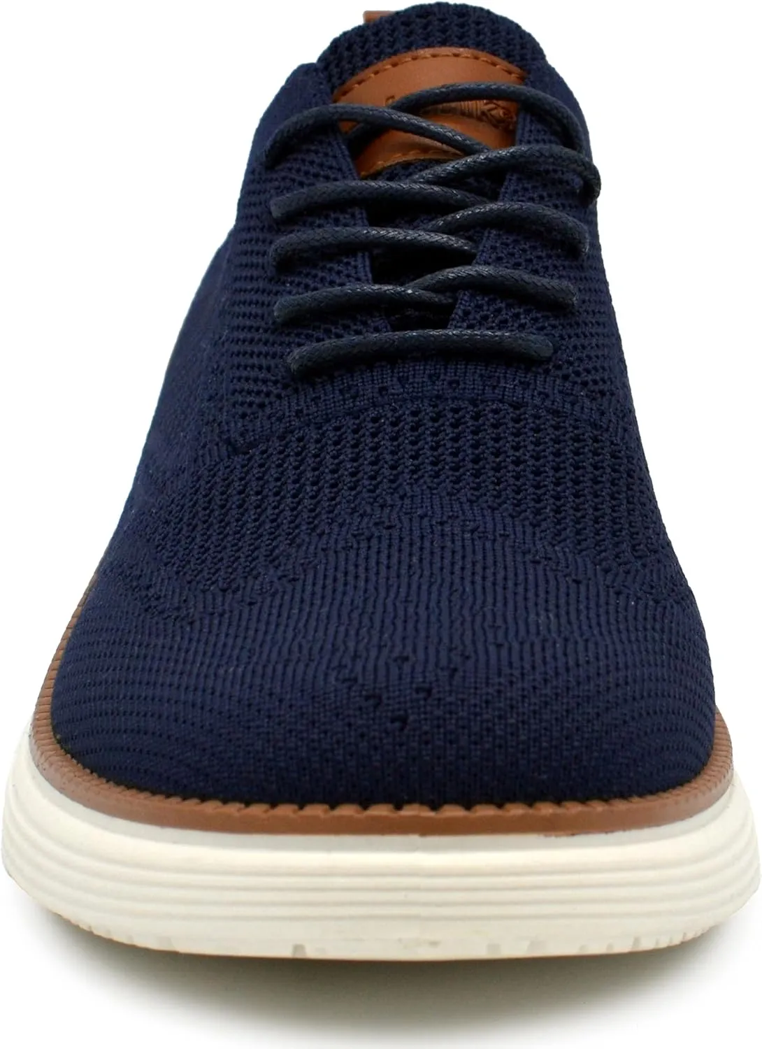 AKADEMIKS Mens Olney Wingtip Knit Oxford, Sleek Breathable Dress Shoes