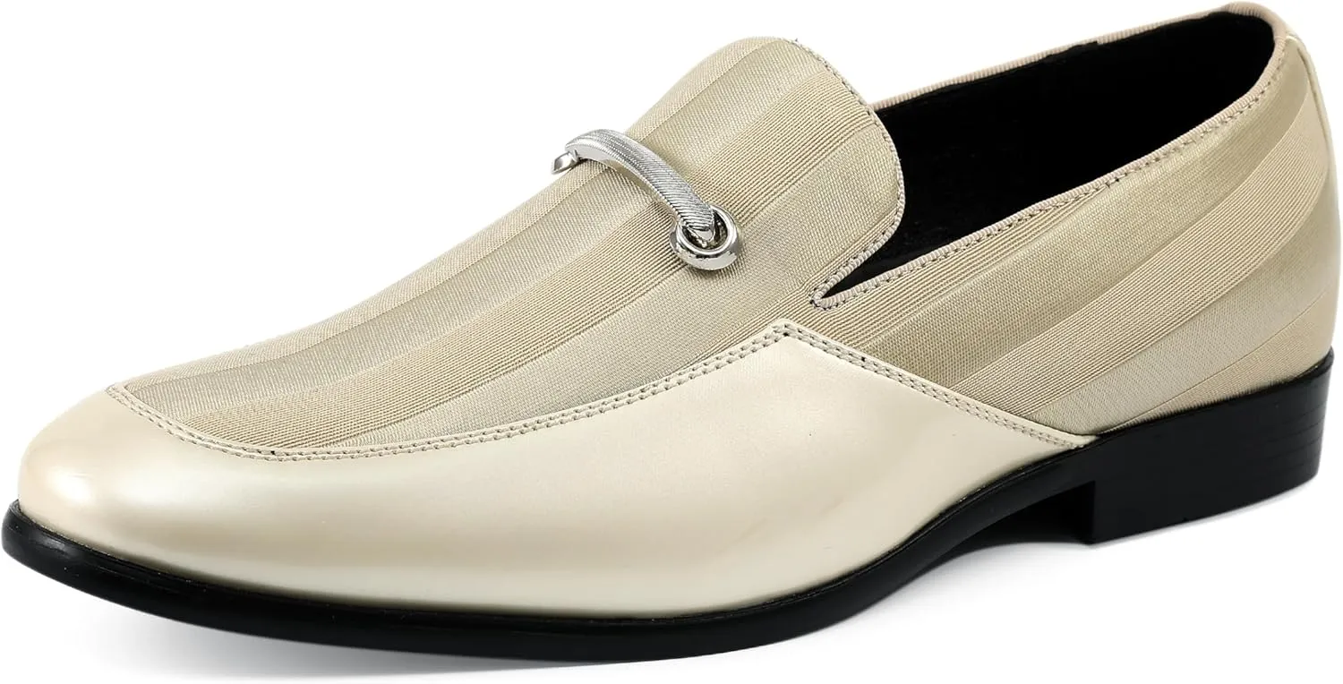 Amali Fay Velvet Men??s Slip-On Shoes with Gold Chain Ornament Dress Shoes for Men Velvet Formal Loafers for Men The Original Smoking Men Tuxedo Dress Shoes