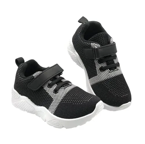 Bless Children Baby Toddlers Boy's Girl's Breathable Fashion Sneakers Walking Running Shoes,Grey1902.Size 5