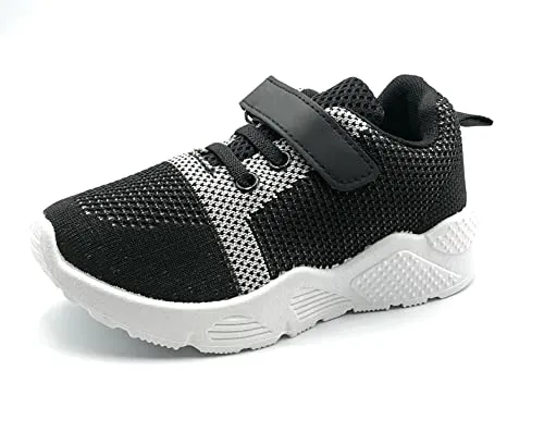 Bless Children Baby Toddlers Boy's Girl's Breathable Fashion Sneakers Walking Running Shoes,Grey1902.Size 5