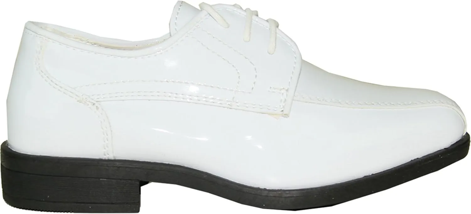 Boy Dress Shoe JY02KID Double Runner Tuxedo for Wedding, Prom and Formal Event