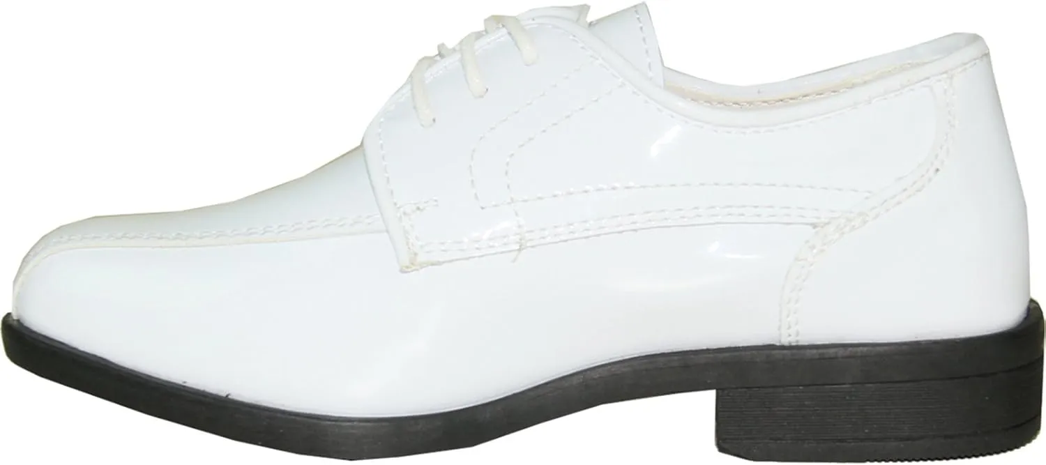 Boy Dress Shoe JY02KID Double Runner Tuxedo for Wedding, Prom and Formal Event