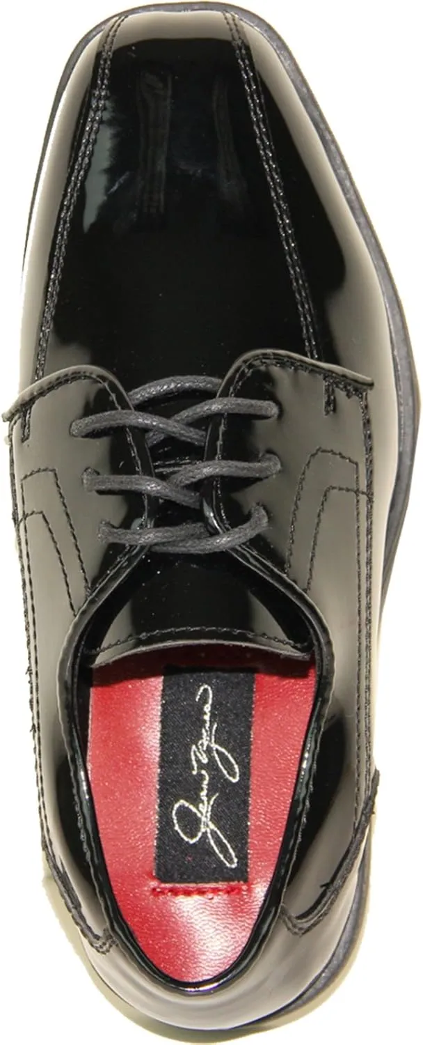 Boy Dress Shoe JY02KID Double Runner Tuxedo for Wedding, Prom and Formal Event