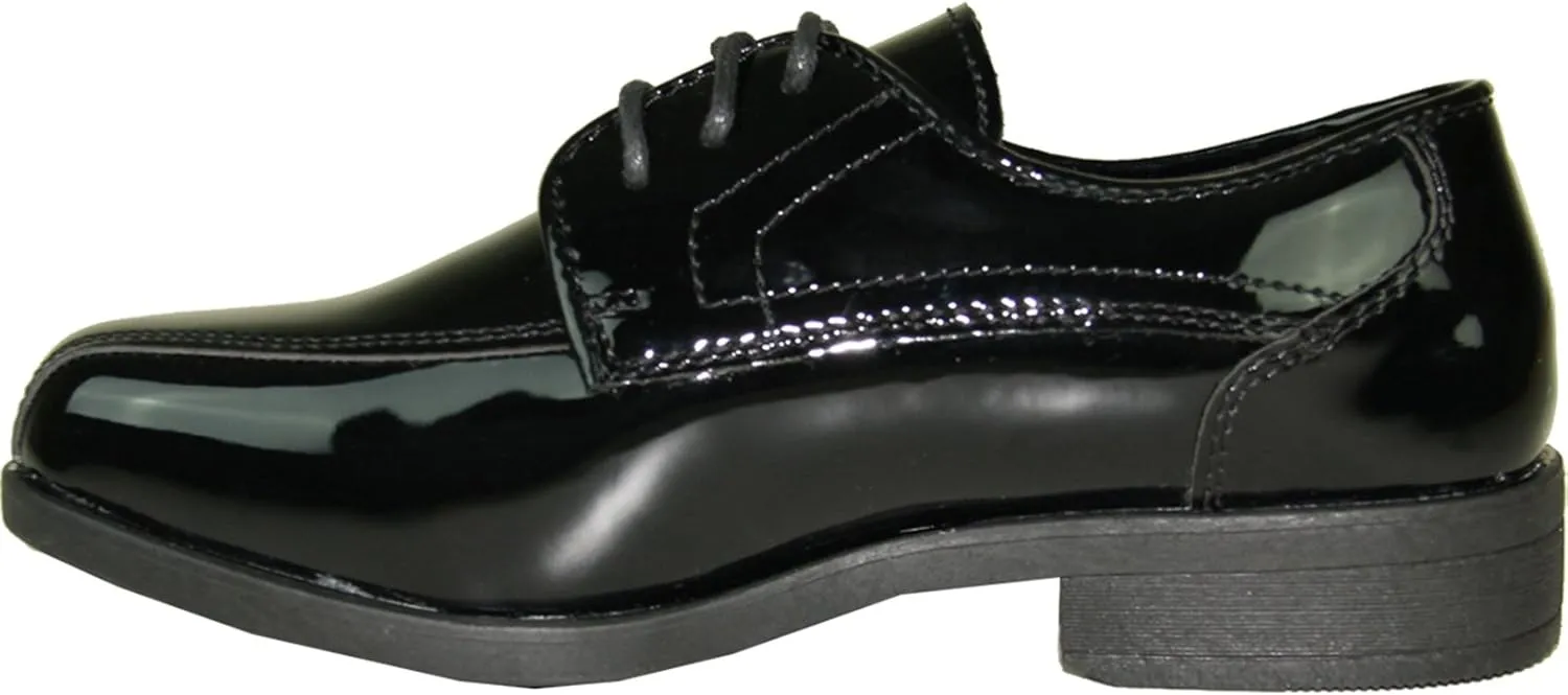 Boy Dress Shoe JY02KID Double Runner Tuxedo for Wedding, Prom and Formal Event