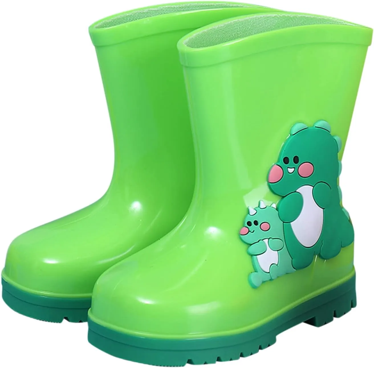 Children Rain Boots Comfortable Wrapped Cartoon Children Rain Shoes Girls High Heel Shoes