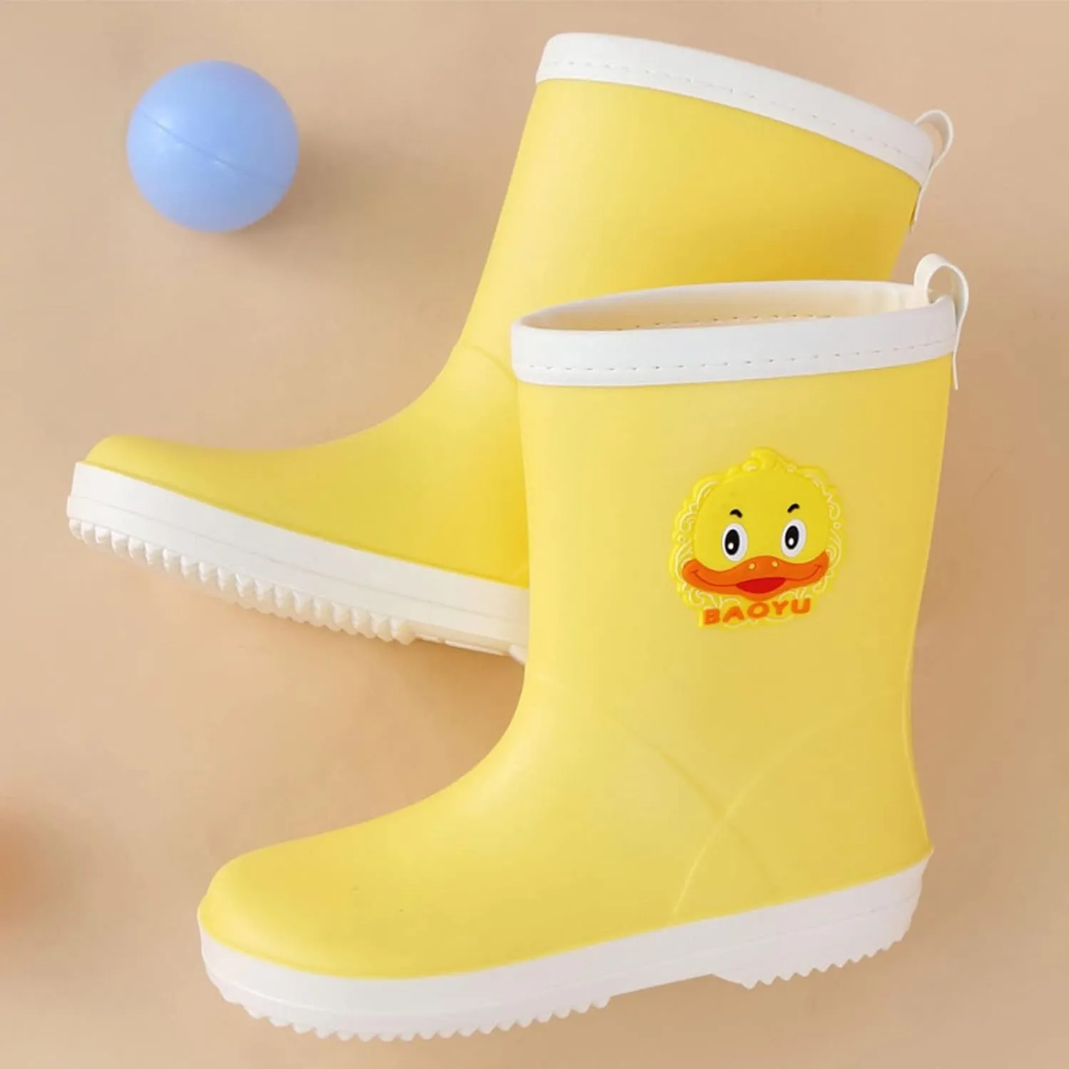 Creative Children Rain Boots Comfortable Wrapped Cartoon Removble Interior Design Children Rain Toddler Girl Dress Boots