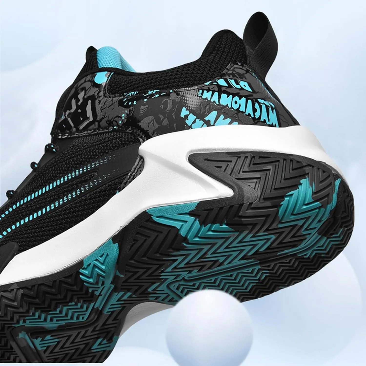 DHAEY Mens Basketball Shoes, Mens Gym Shoes High-Top Sneakers for Women Men Mens Sneakers Mens Sneakers Street Court (Color : C, Size : 9.5 Women/8 Men)