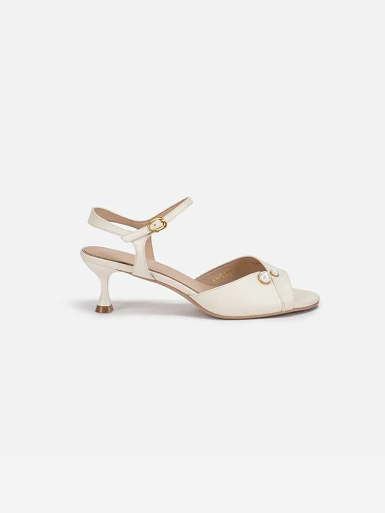 EP YAYING Elegance Ankle Strap Fish Mouth Sandal
