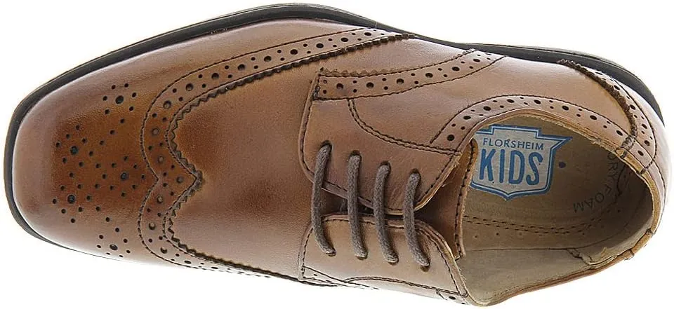 Florsheim Boy's, Reveal Wingtip Oxford JR ??Little Kid & Big Kid