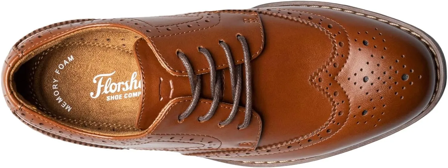 Florsheim Boy's Rucci Wingtip Jr Oxford