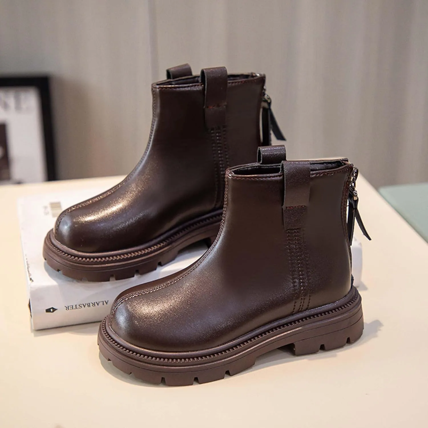Girls Fashion Casual Boots Classic Combat Boots Comfortable Girls Ankle Boots Outdoor Walking Boots