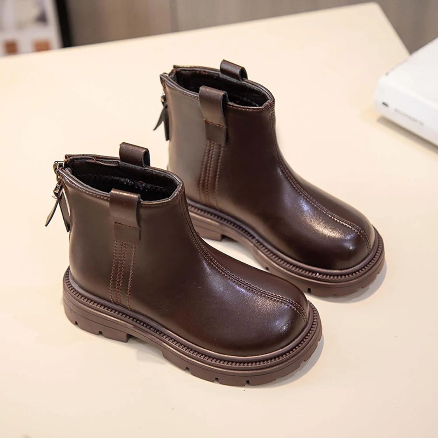 Girls Fashion Casual Boots Classic Combat Boots Comfortable Girls Ankle Boots Outdoor Walking Boots