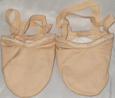 Isha -- Half Sole Ballet Shoe -- Dark Pink