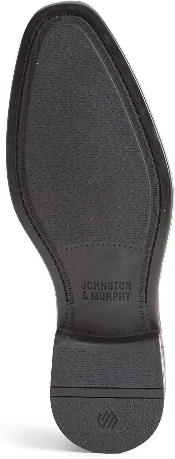 Johnston & Murphy Gibbons Wingtip Slip-Ons, Modern Classic Men??s Dress Shoes, Leather Shoe for Men