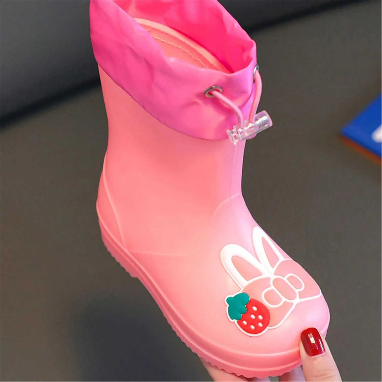Kids Rain Boots For Boys Girls Cartoo Colorful Rain Boots For Toddler Perfect In Rainy Day Outdoor Kids Rubber Boots
