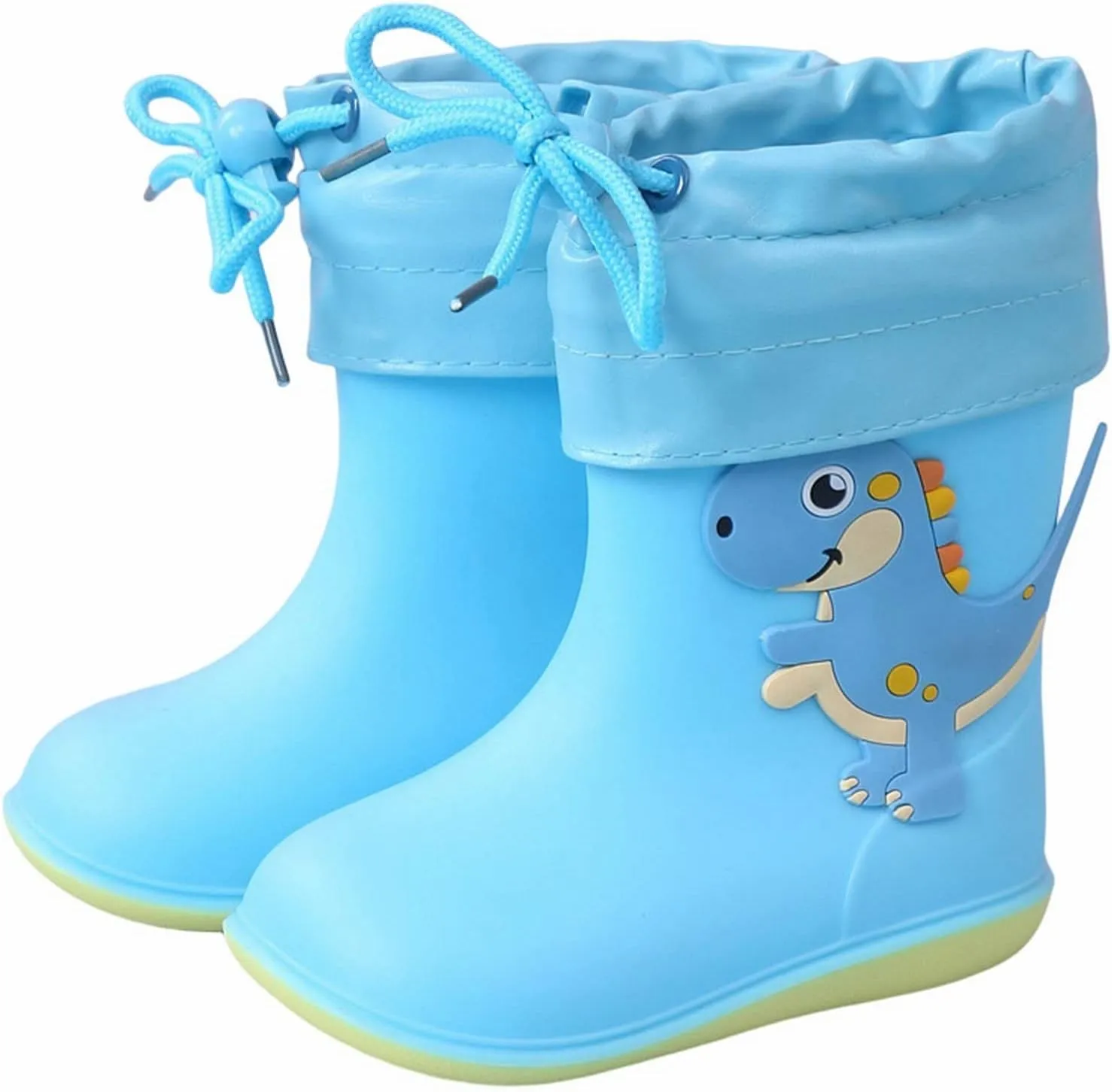 Kids Rain Boots Toddler Non Slip Rain Shoes Children Waterproof Boots for Boys Girls Lightweight Rubber Boots