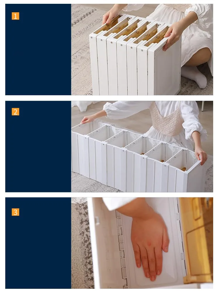 Kuber Industries 3 Layer Shoe Box for Storage|Multi-Purpose Plastic Shoe Rack|Installation Free Shoe Organizer|White|