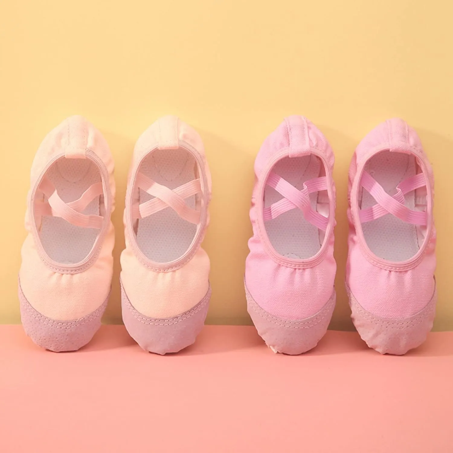 Little Girl Slip on Shoes Children Ballet Shoes Dance Shoes Performance Indoor Shoes Yoga Dance Shoes