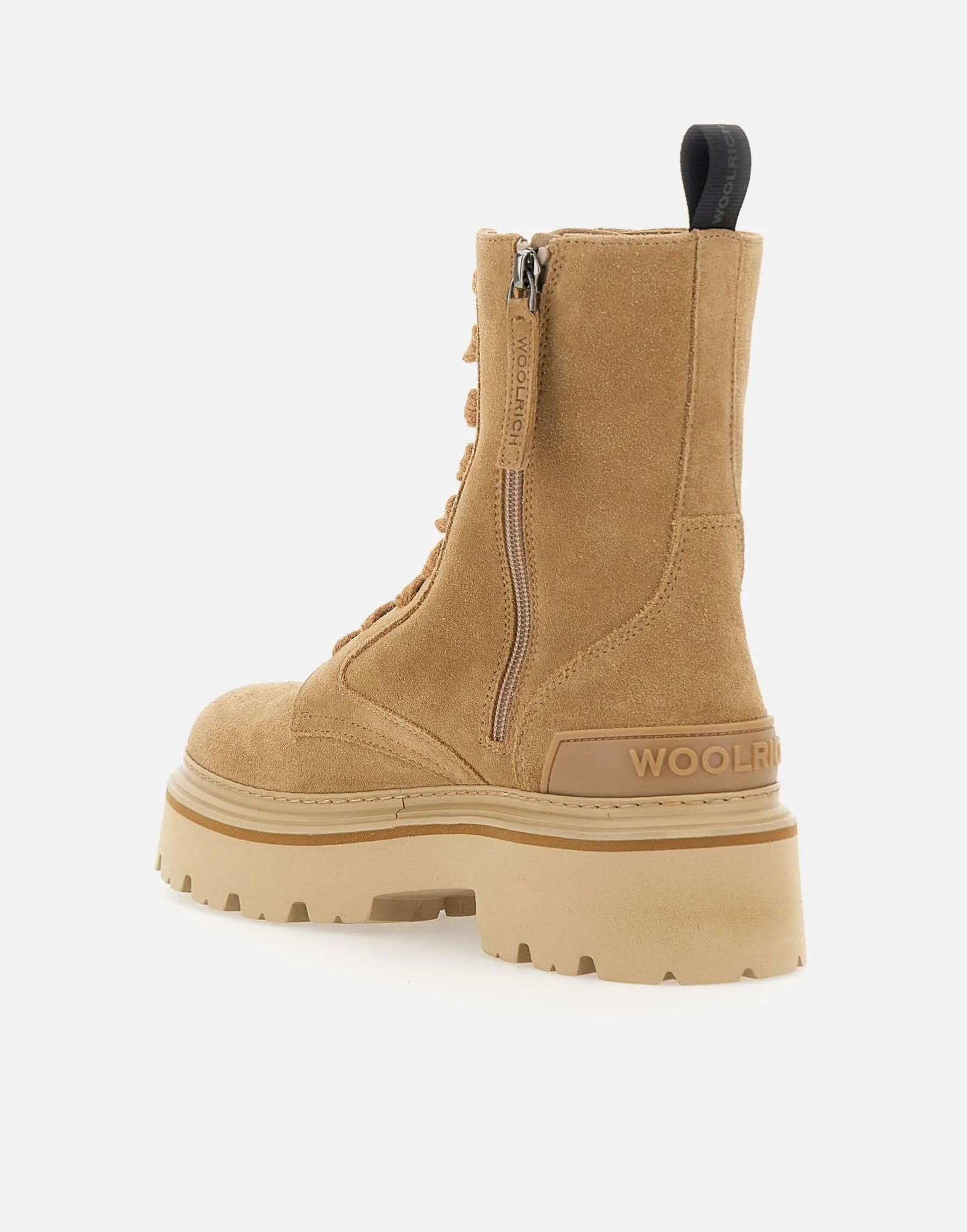 Logger Sand Suede Ankle Boots