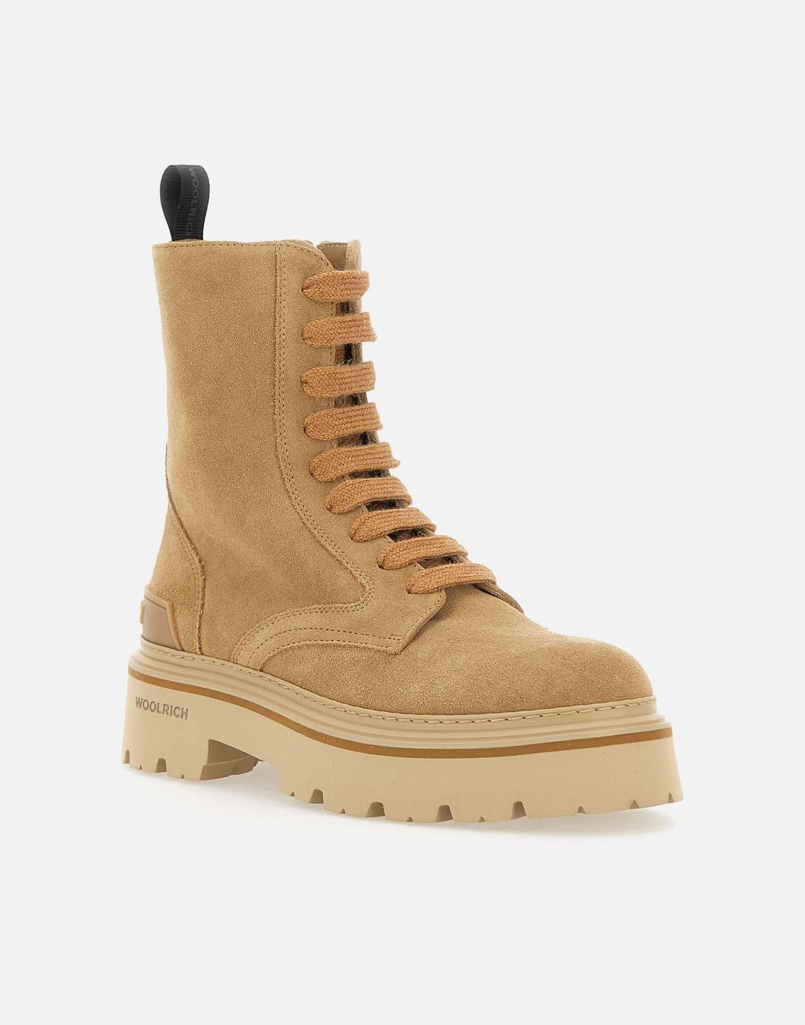 Logger Sand Suede Ankle Boots