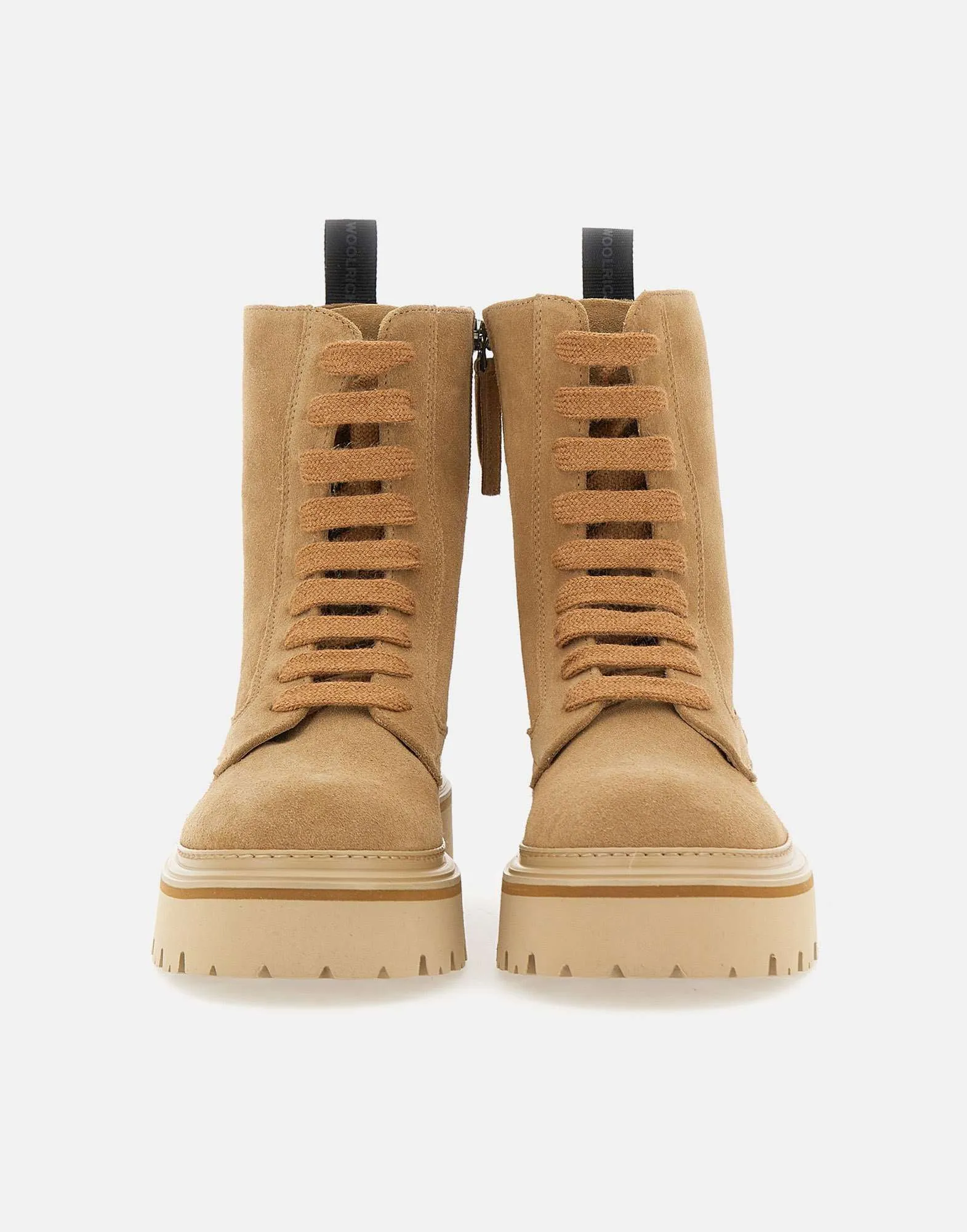 Logger Sand Suede Ankle Boots