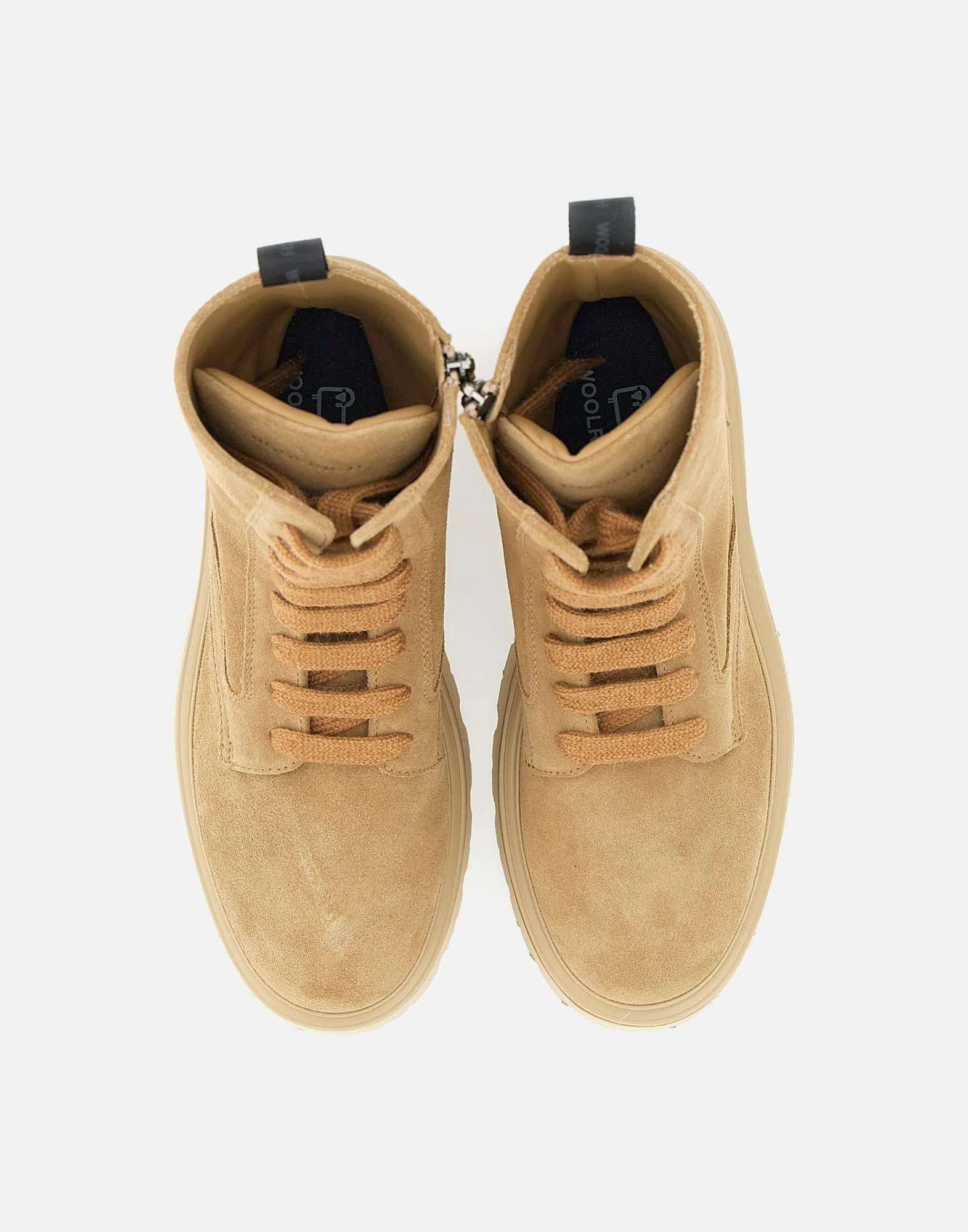 Logger Sand Suede Ankle Boots