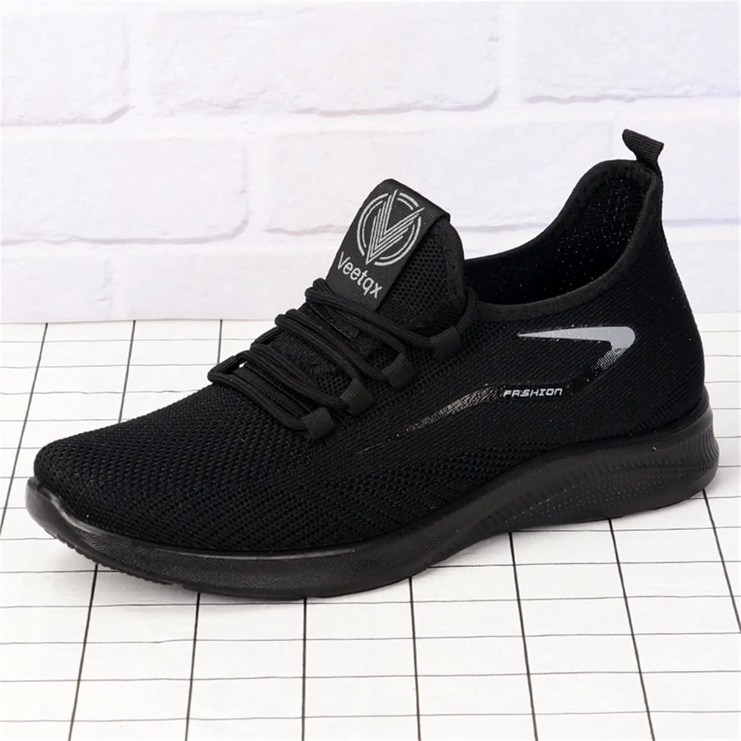 Mens Athletic Shoes Mens Footwear Lightweight Breathable Slip on Running Shoes for Men Sneakers Hands Free Slip On Sneaker White for Men Chunky