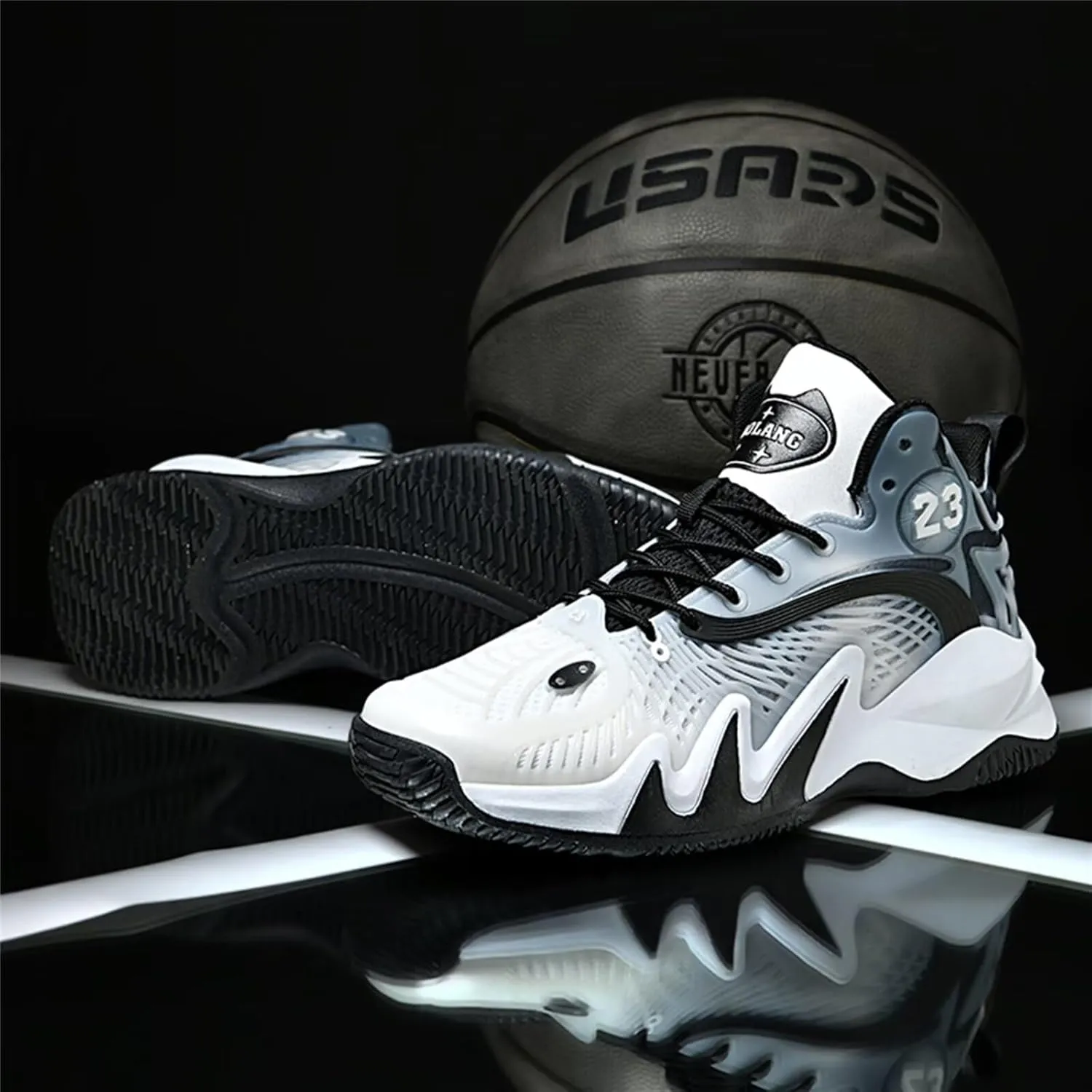 Men's Basketball Shoes for Women Breathable Non Slip Fashionable Comfortable Training Shoes Outdoor Sneakers