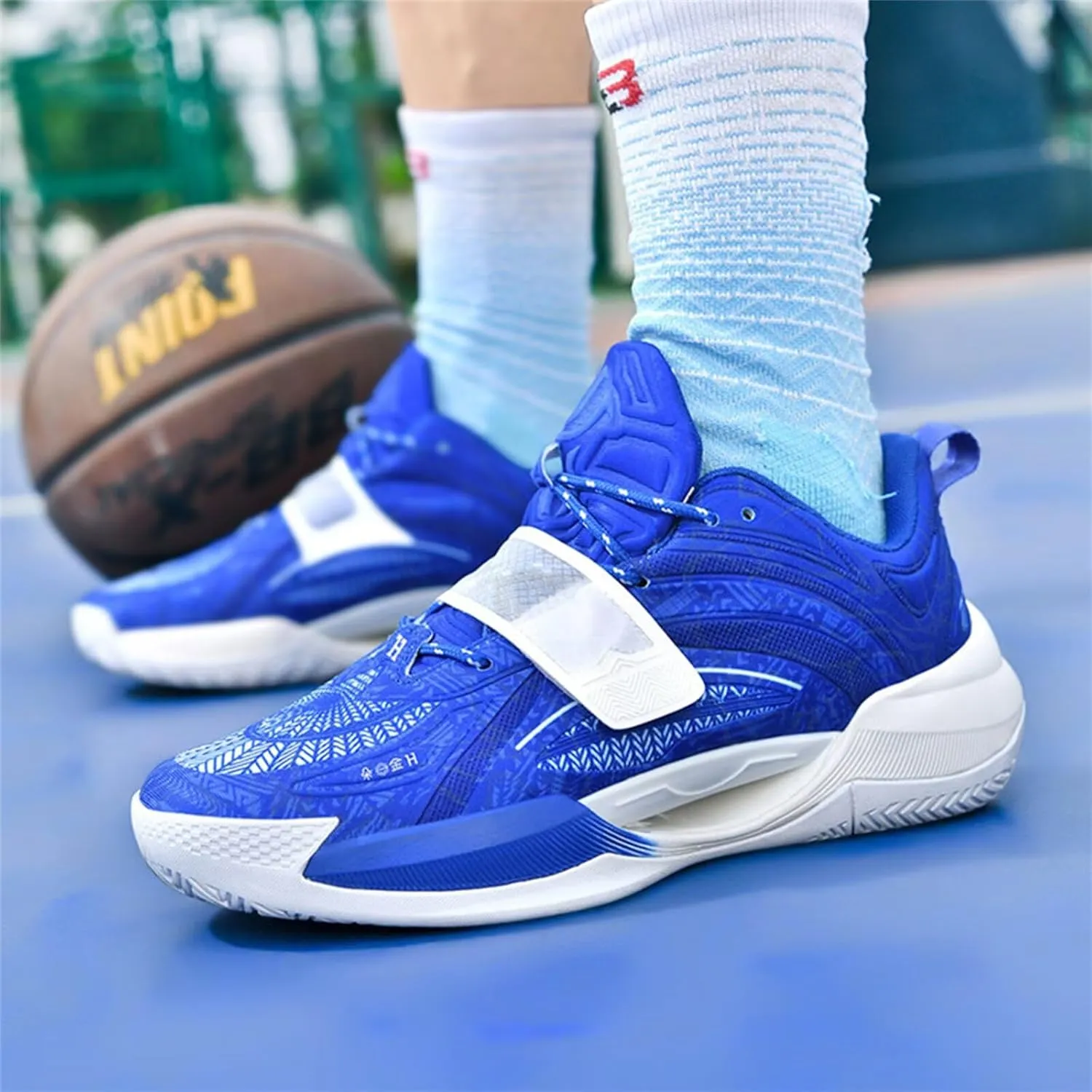 Men's Basketball Shoes for Women Breathable Non Slip Fashionable Comfortable Training Shoes Outdoor Sneakers