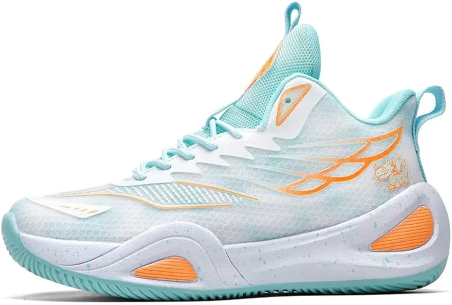 Men's Women's Basketball Shoes High Top Ultra-Light Fashion Anti Slip Breathable Sneakers