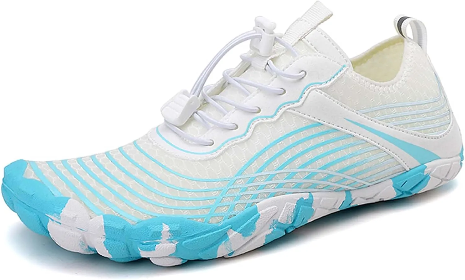 Mens Womens Sports Water Shoes, Lightweight Fast Drying Breathable Fabric, Adult Water Shoes for Indoor Fitness Training, Rock Climbing Training, Swimming, Diving or Beach Activities.