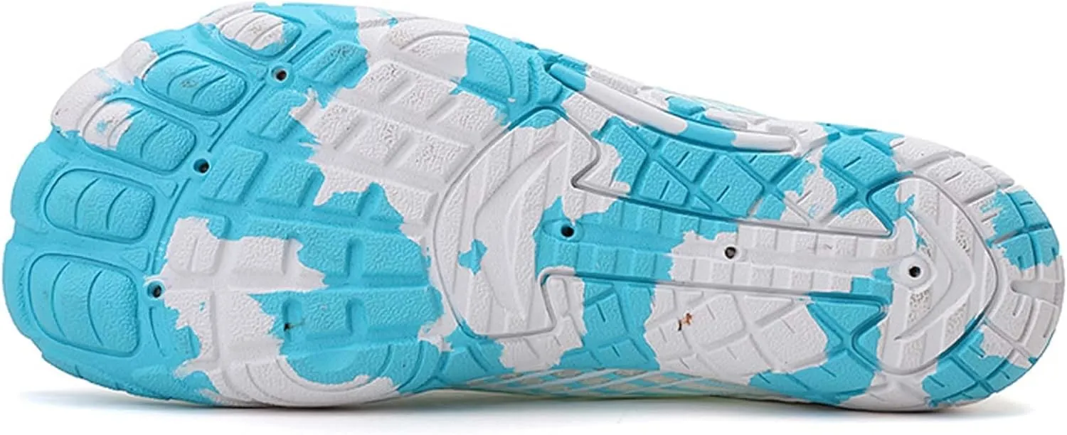 Mens Womens Sports Water Shoes, Lightweight Fast Drying Breathable Fabric, Adult Water Shoes for Indoor Fitness Training, Rock Climbing Training, Swimming, Diving or Beach Activities.