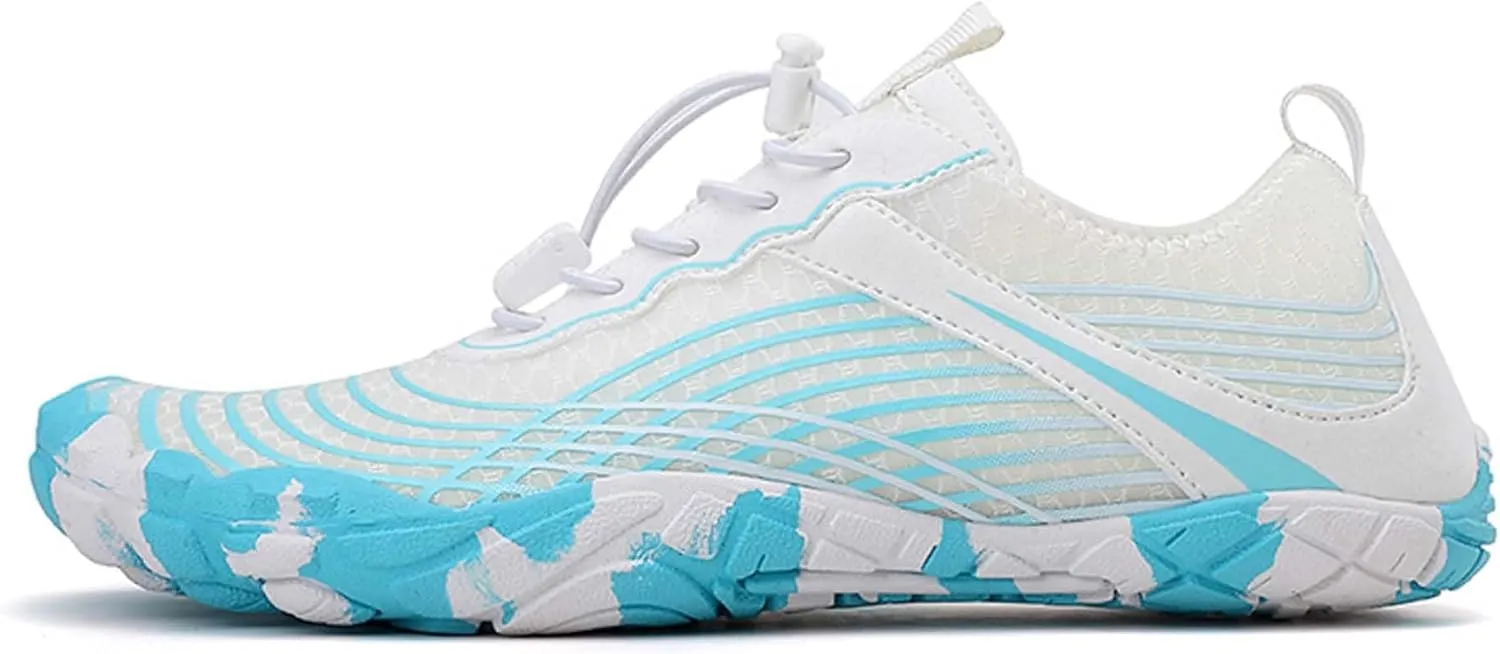 Mens Womens Sports Water Shoes, Lightweight Fast Drying Breathable Fabric, Adult Water Shoes for Indoor Fitness Training, Rock Climbing Training, Swimming, Diving or Beach Activities.