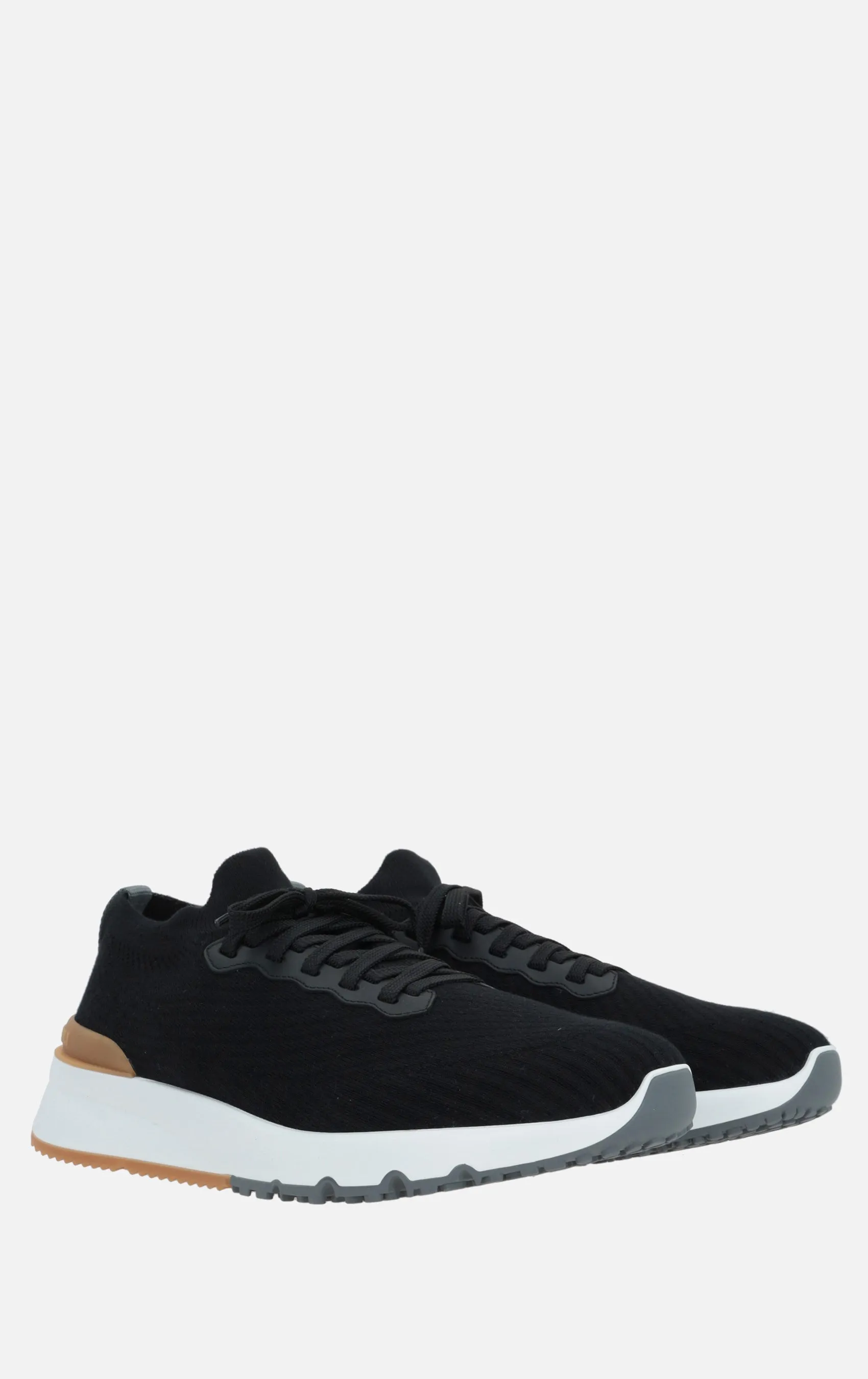 Monili-Trim Knit Sneakers