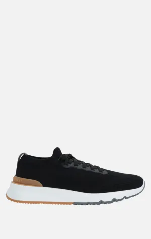 Monili-Trim Knit Sneakers