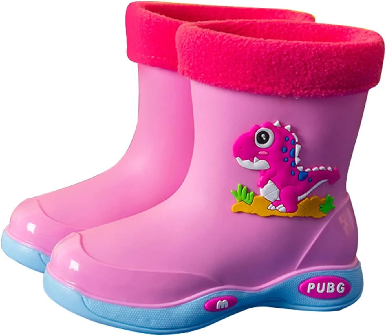 New Kids Girls Cartoon Children's Rain Boots Non Slip Children Water Shoes Classic Children Rain Boots for Girls Size 4