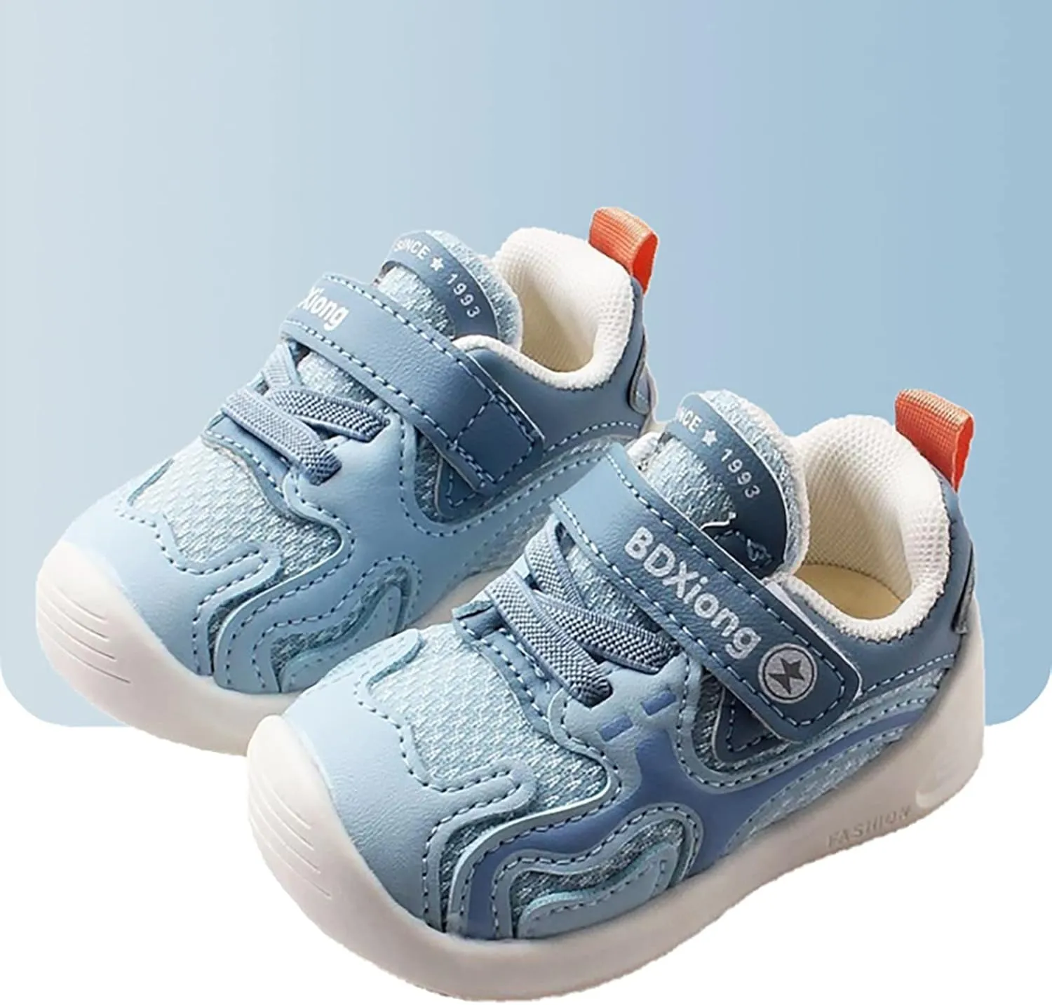 Non-Slip First Walking Shoes Infant Sneakers Baby Breathable Mesh Lightweight Non Slip Baby 612 Months