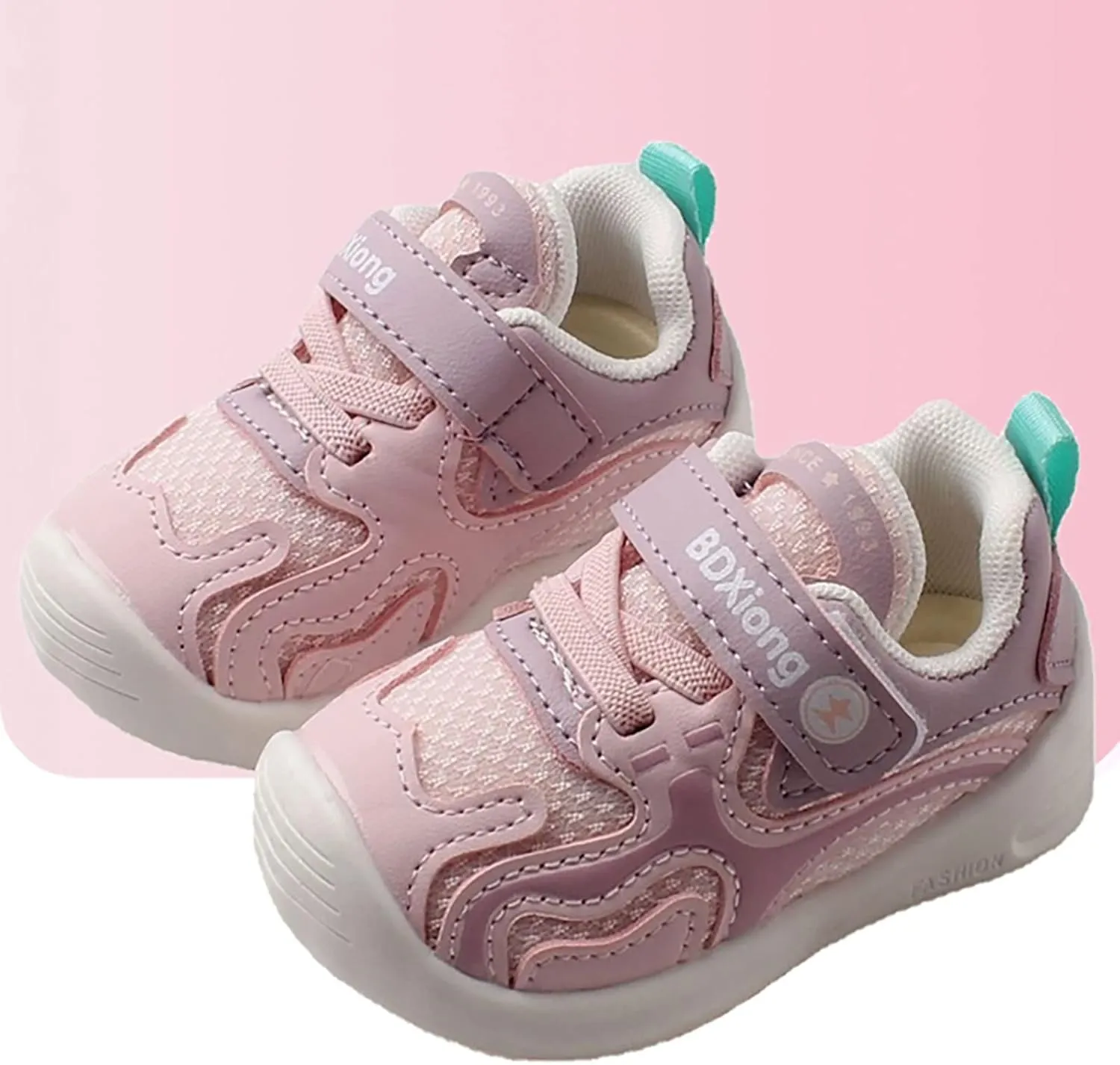 Non-Slip First Walking Shoes Infant Sneakers Baby Breathable Mesh Lightweight Non Slip Baby 612 Months