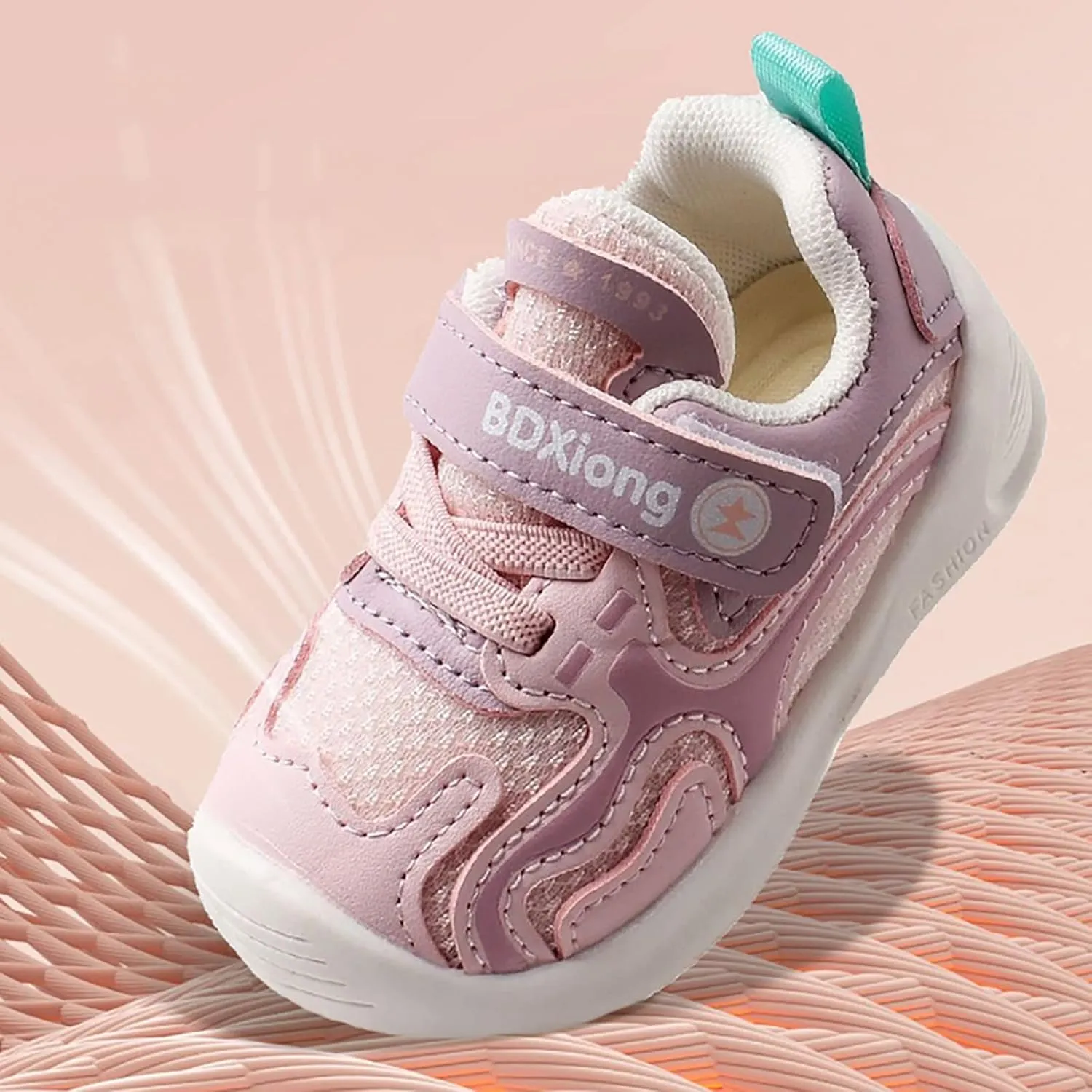 Non-Slip First Walking Shoes Infant Sneakers Baby Breathable Mesh Lightweight Non Slip Baby 612 Months