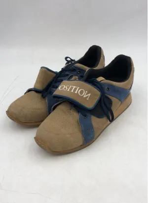 Position Men's USA P3 Cream Royal Low-Top Weightlifting Shoes- Size 10