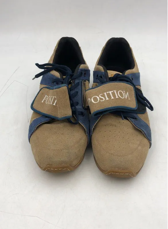 Position Men's USA P3 Cream Royal Low-Top Weightlifting Shoes- Size 10