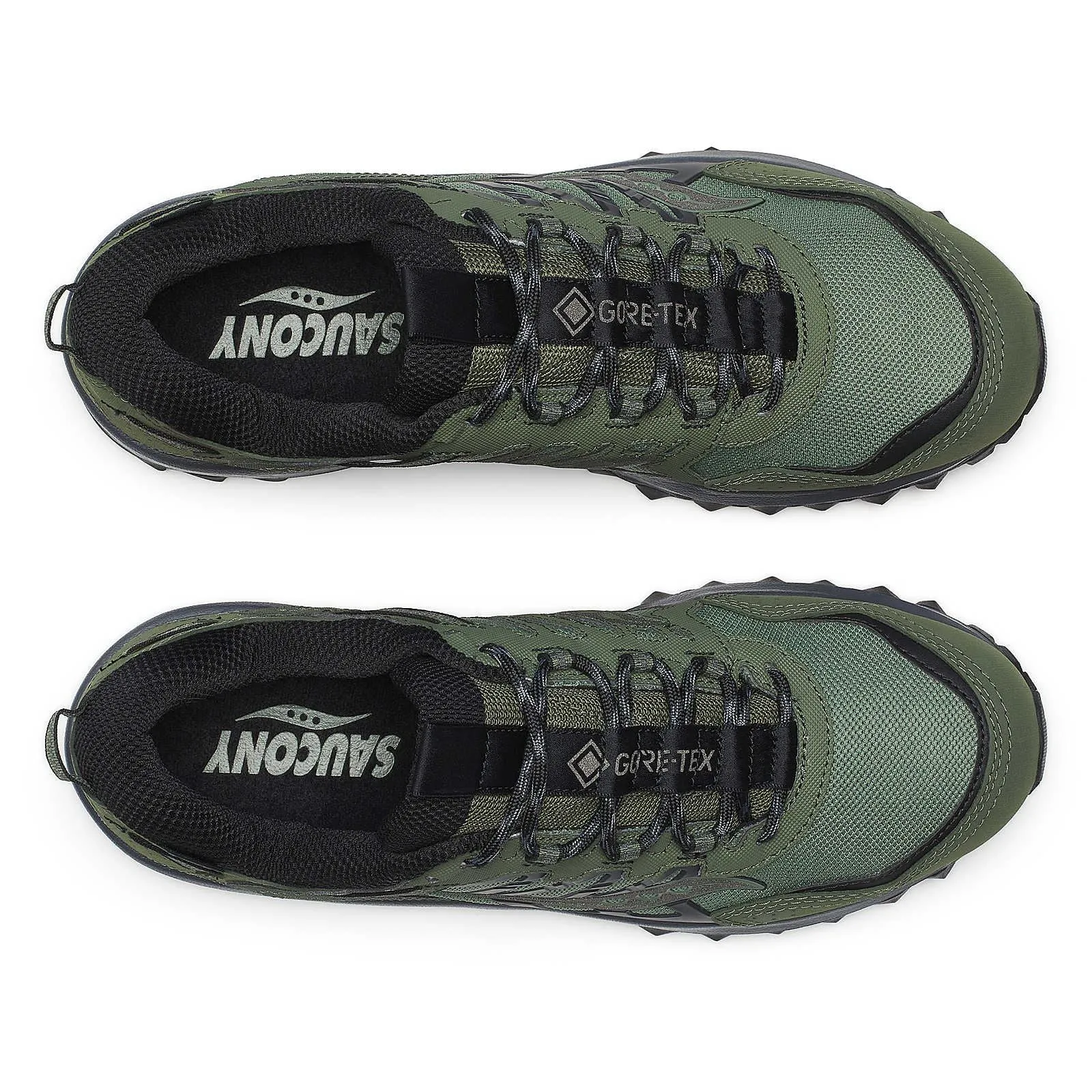 Saucony Grid Peak Olive Trainers