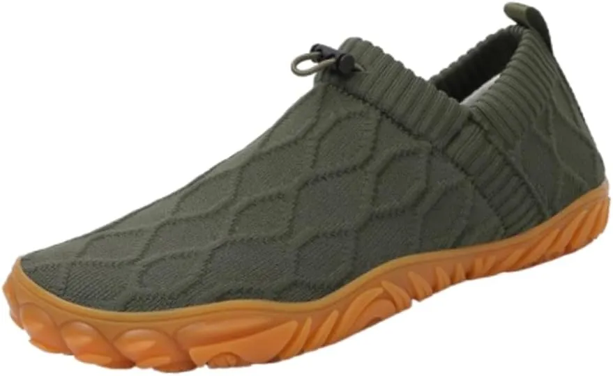 Slip on Barefoot Shoe, Casual Beach Walking Shoes, Slip on Knitted Water Sneakers, Minimalist Shoes Women, Quick-Dry Comfortable Outdoor Running Sneakers