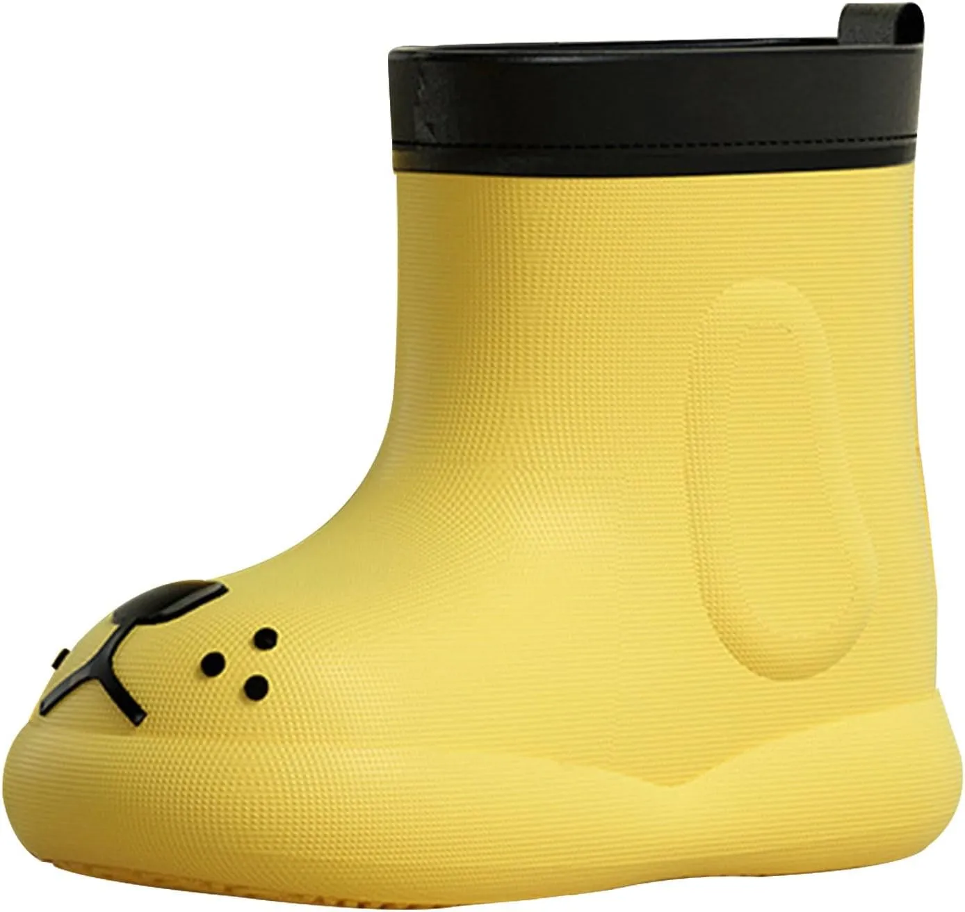 Toddler Kids Waterproof Cute Cartoon Rain Boots Rubber Soft Sole Outdoor Play Work Shoes for Little Boys Girls