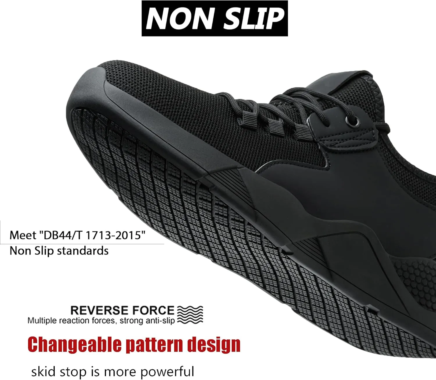 ulogu Waterproof Shoes for Men Women Non Slip Work Sneakers