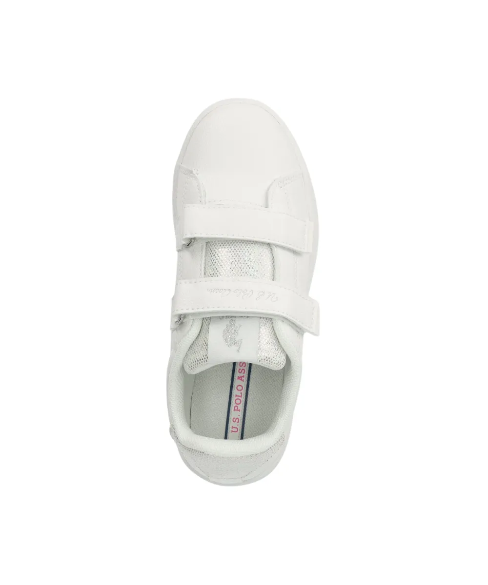 US POLO KIDS TRAINERS WITH VELCRO