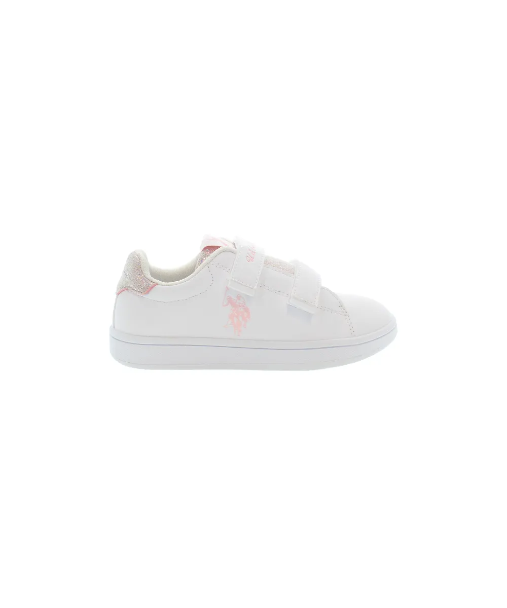 US POLO KIDS TRAINERS WITH VELCRO