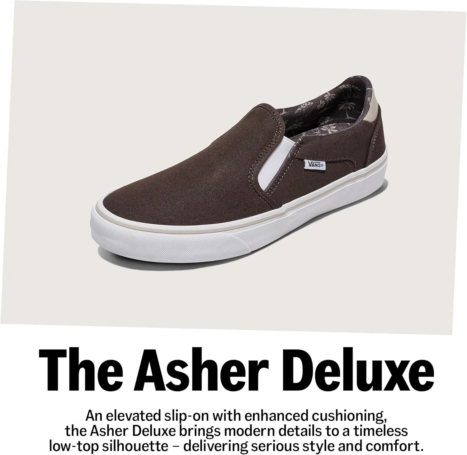 Vans Women's Asher Deluxe Slip-on Sneaker